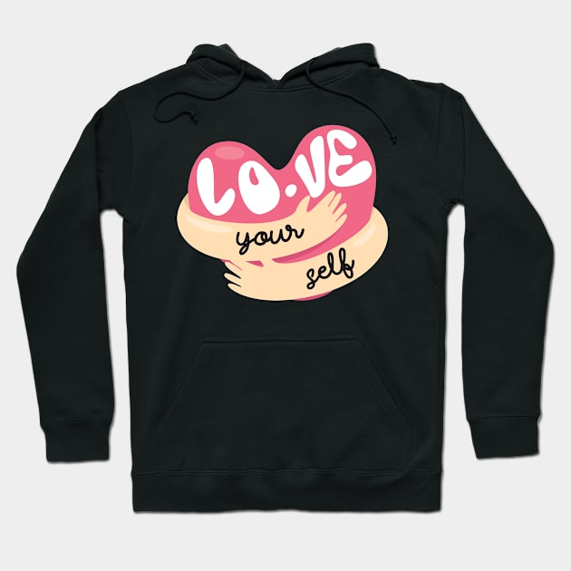 LOVE YOURSELF Hoodie by CANVAZSHOP